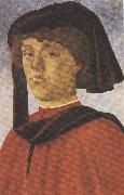 Sandro Botticelli Portrait of a Young Man (mk36) oil